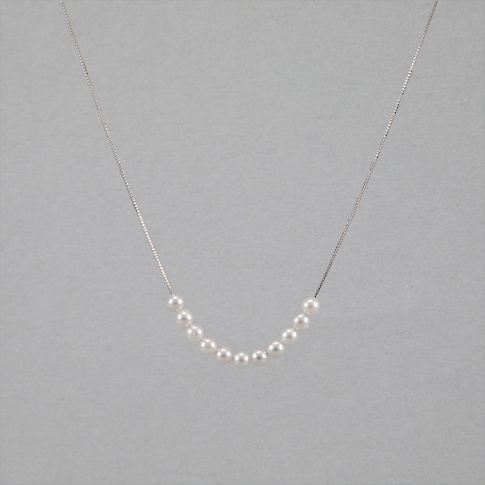 楽天市場】《SMILEY》あこや真珠ペンダント 3.5-4.0mm K18WG/YG/PG