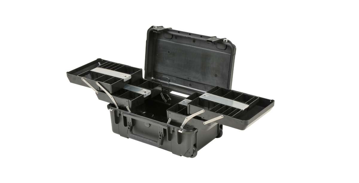 iSeries 2011-7 Tech Box - Dual Trays | Waterproof Case