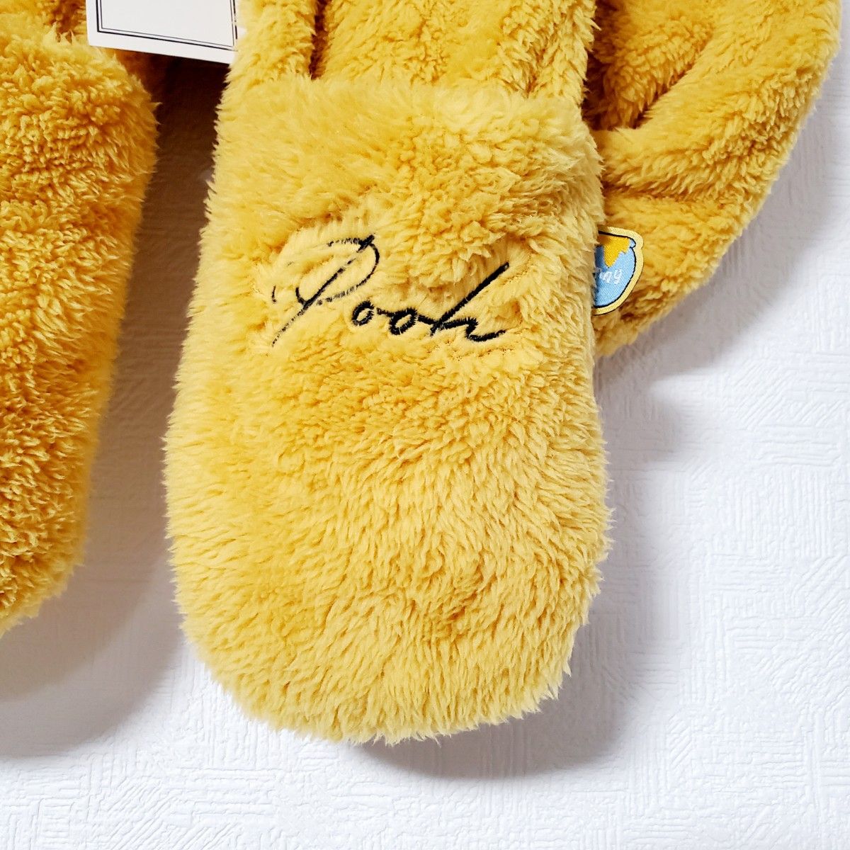 新品 くまのプーさん マフラーキャップ プーさん 帽子 マフラー ファン