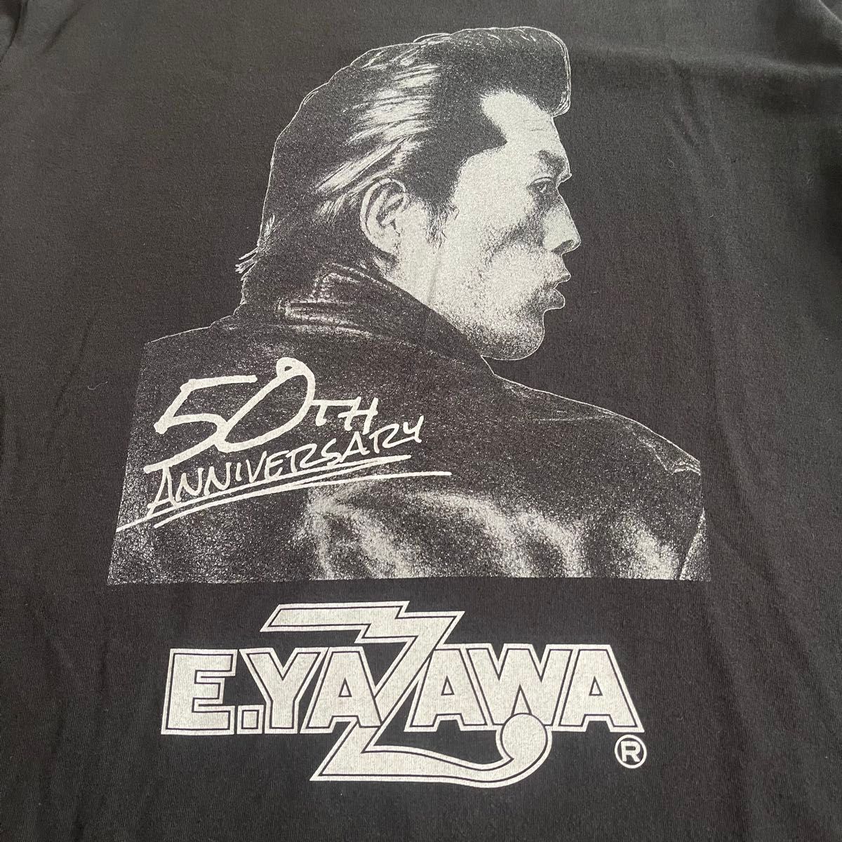 50周年記念anniversary】矢沢永吉 ロンTシャツ サイズL ブラック