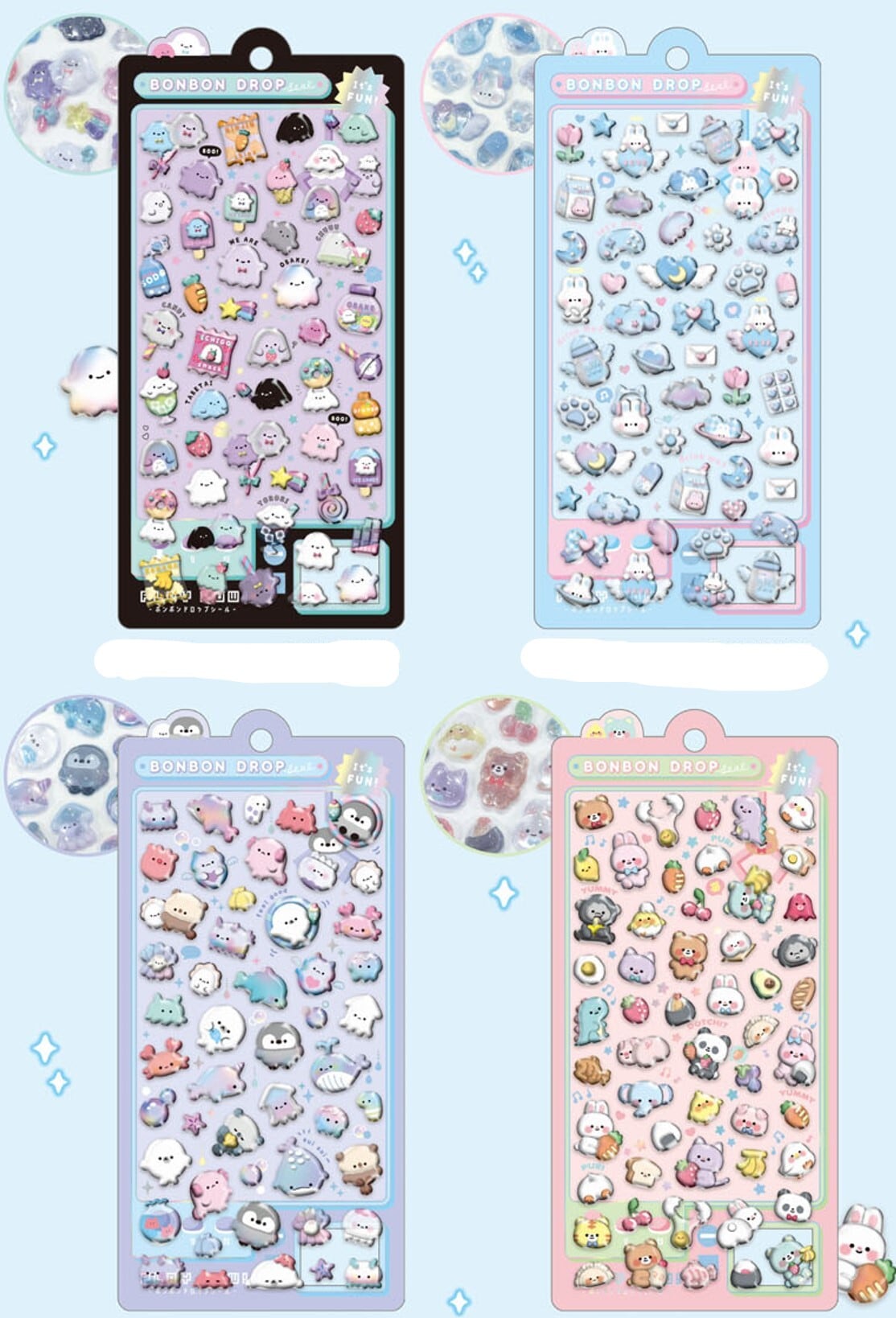 送料無料 ボンボンドロップシール qli_81181_81184 クーリア 再入荷