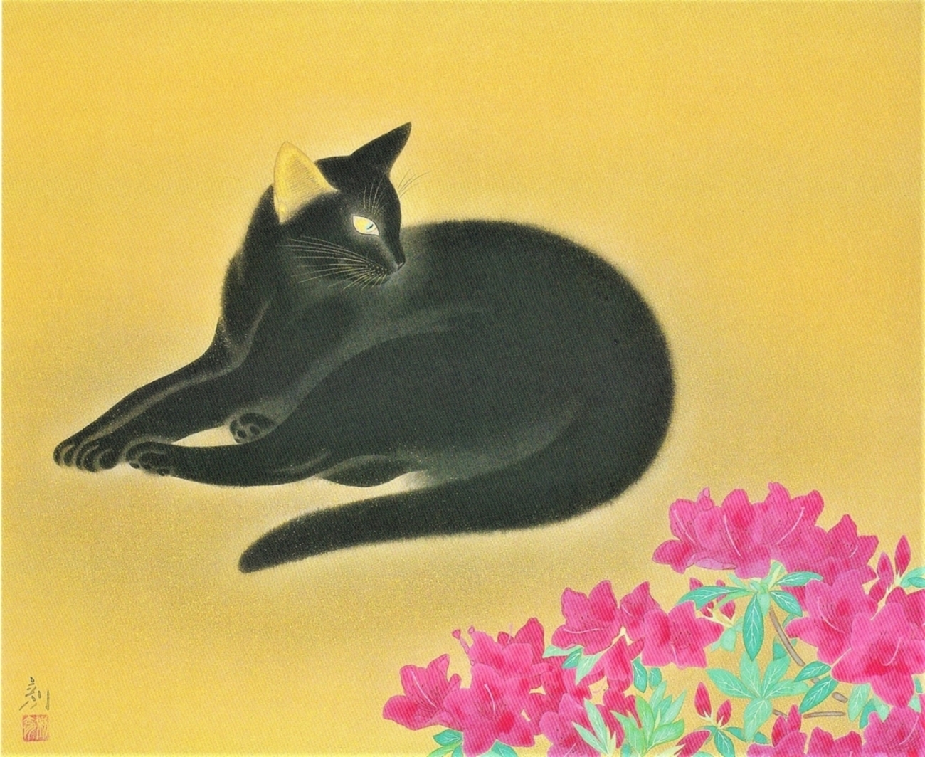 日本画の杜 第二十二章 「黒猫」 - nihonganomori's blog