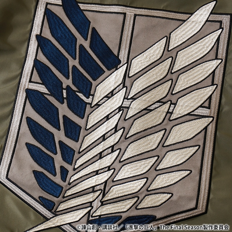 進撃の巨人 Attack on Titan 調査兵団 リヴァイ・アッカーマン 刺繍
