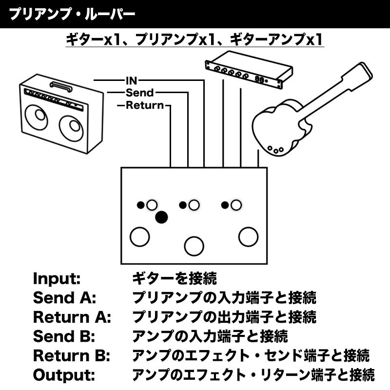 Lehle Dual Loop SGoS [Programable 2Loop Switcher]（リール）ループ