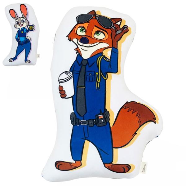 MORIPiLO ディズニー 抱き枕 ズートピア ニック もちもちダイカット