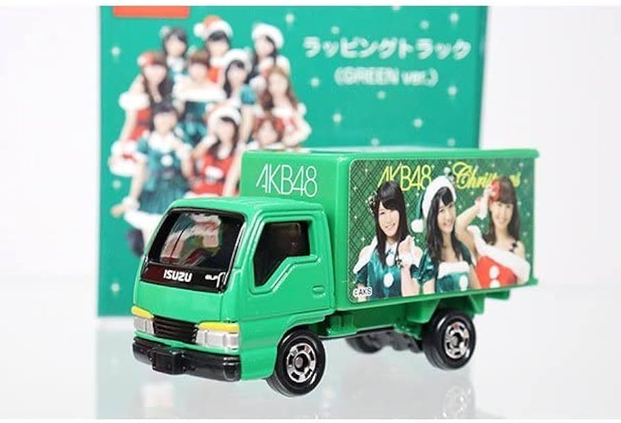 Amazon | トミカ AKB48ラッピングトラック（緑）いすゞエルフ