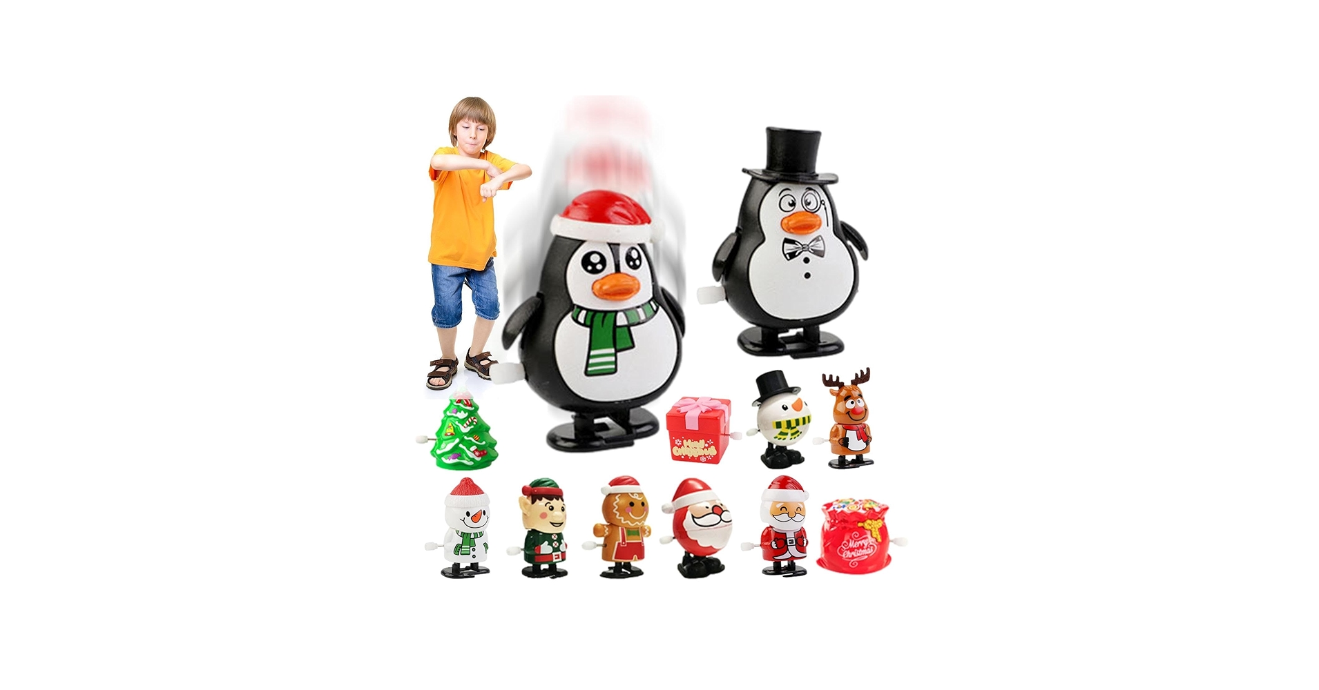 Amazon.co.jp: ゼンマイサンタのからくり人形 | ゼンマイ式かわいい