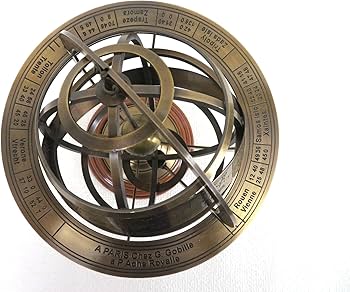 Amazon.co.jp: ブラス製 アーミラリースフィア 天球儀 高さ28.5cm