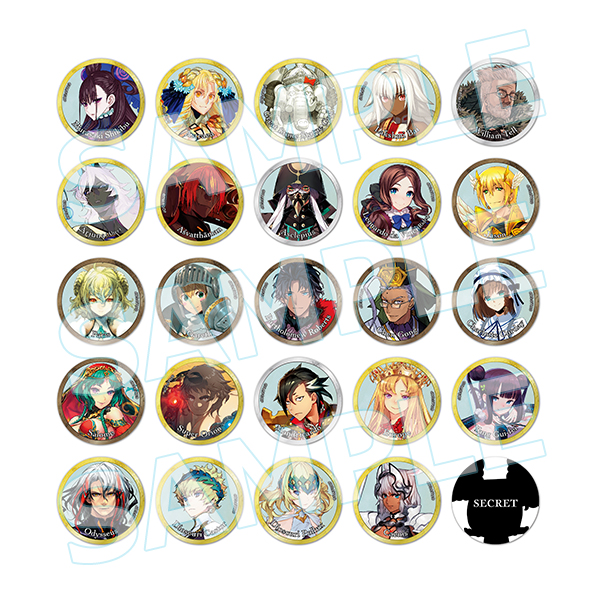 復刻】Fate/Grand Order 霊基召喚缶バッジ vol.8