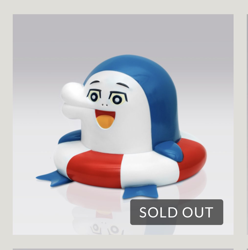 ㊗️イルカのイルカくんソフビ。会場、オンライン共に完売致しました