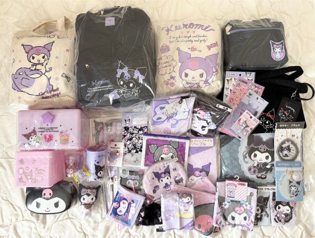 ラスト【レア＆新品＆匿名配送】サンリオ　クロミ　グッズ 50点まとめ売り マイメロディ50周年・クロミ20周年記念！おそろいで、とっておきの夏に