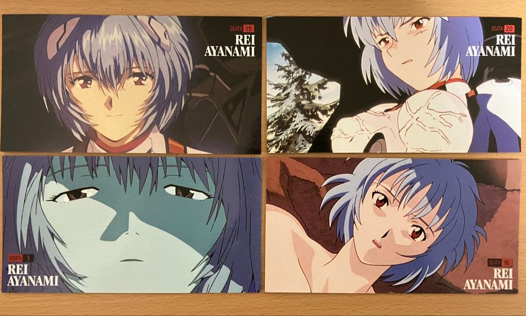 エヴァンゲリオン カードダス ワイド 第2版 綾波レイ 4枚 - メルカリ