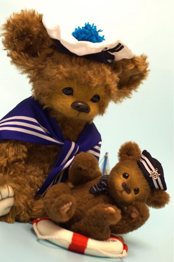 【最終価格】海外作家様作　アートドール　テディベア2体、ハチさんセット 2体セットがお得！】ウェイトベアが最大5500円OFF！ | 体重ベア