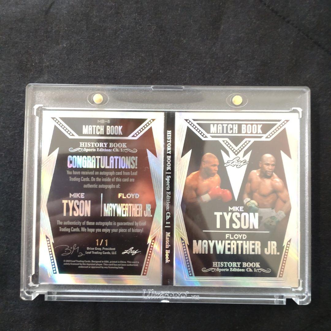 マイク・タイソン＆メイウェザー 直筆サインカード 1/1 - メルカリ