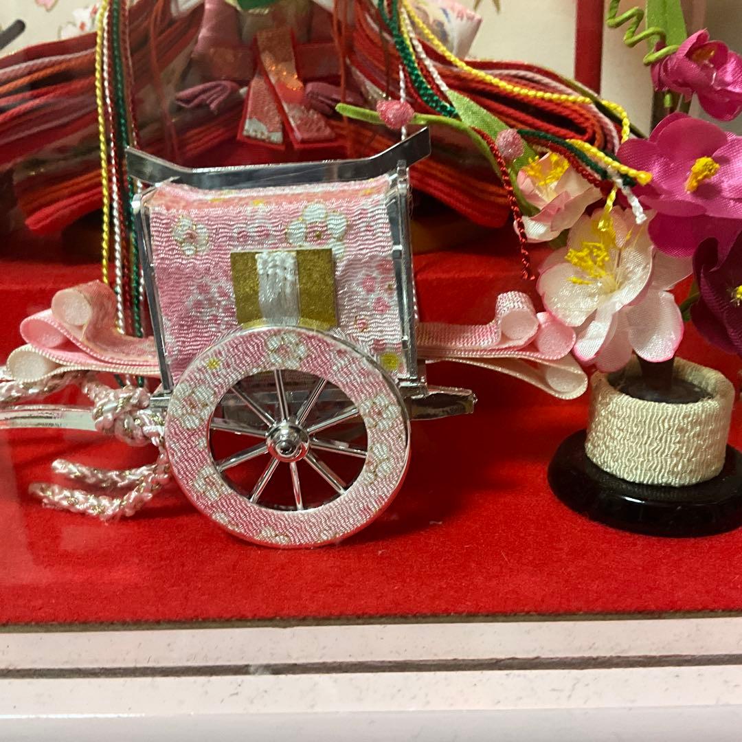 雛人形　ケース飾り ひな人形 親王飾りお雛様 雛飾り 初節句 節句人形