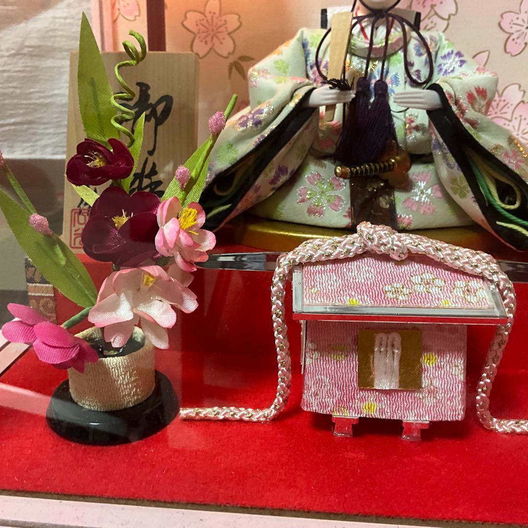 雛人形　ケース飾り ひな人形 親王飾りお雛様 雛飾り 初節句 節句人形