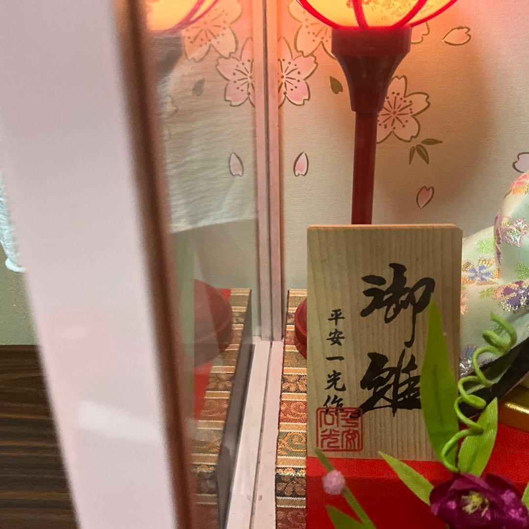 雛人形　ケース飾り ひな人形 親王飾りお雛様 雛飾り 初節句 節句人形