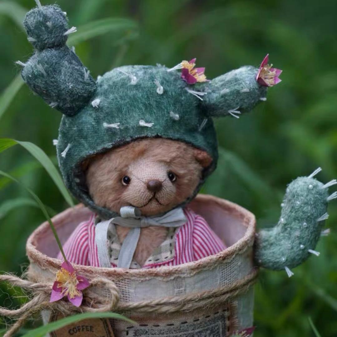 盆栽くまさん サボテンテディベア 海外作家様 アーティストベア ハンドメイド 2026年最新】海外作家 テディベアの人気アイテム - メルカリ