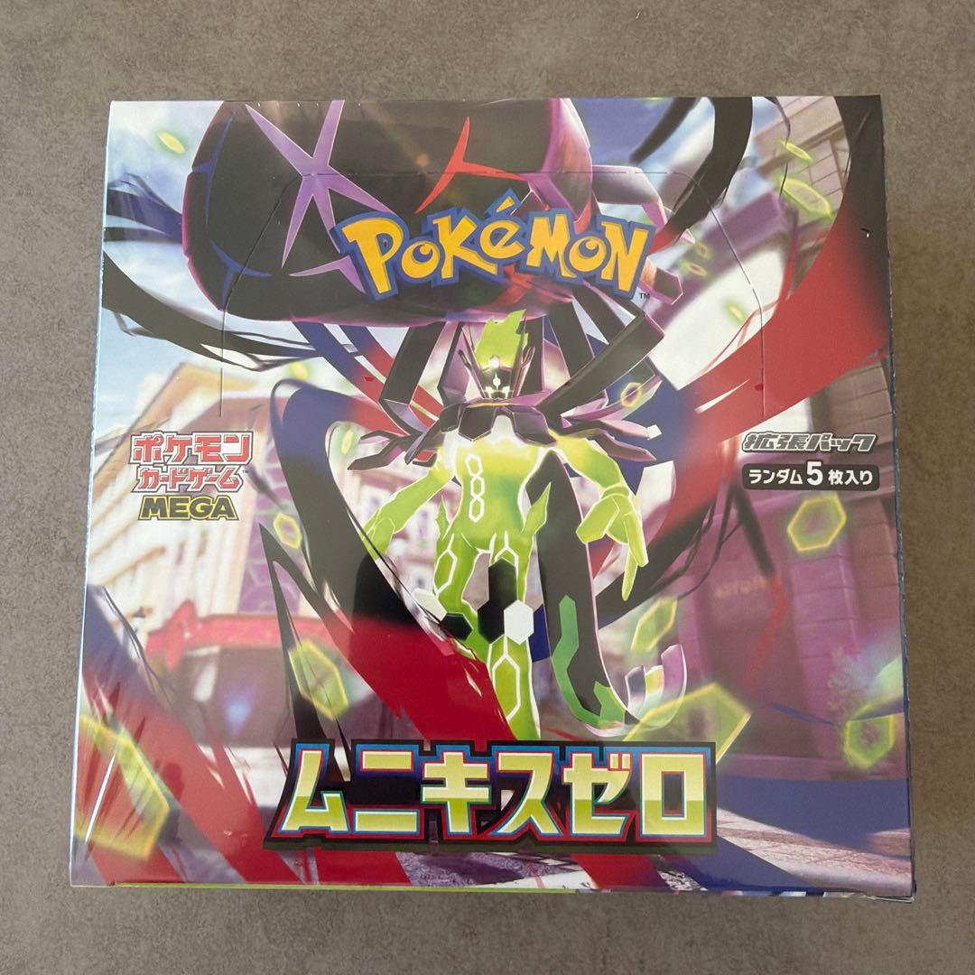 【ポケセン当選品】ポケモンカードゲーム MEGA拡張パック ムニキスゼロ BOX 新品ボックス]ポケモンカードゲーム MEGA 拡張パック「ムニキスゼロ