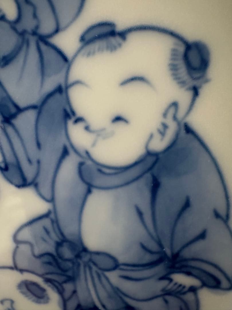 三川内焼☆平戸松山窯☆飾り皿☆唐子七人 - メルカリ