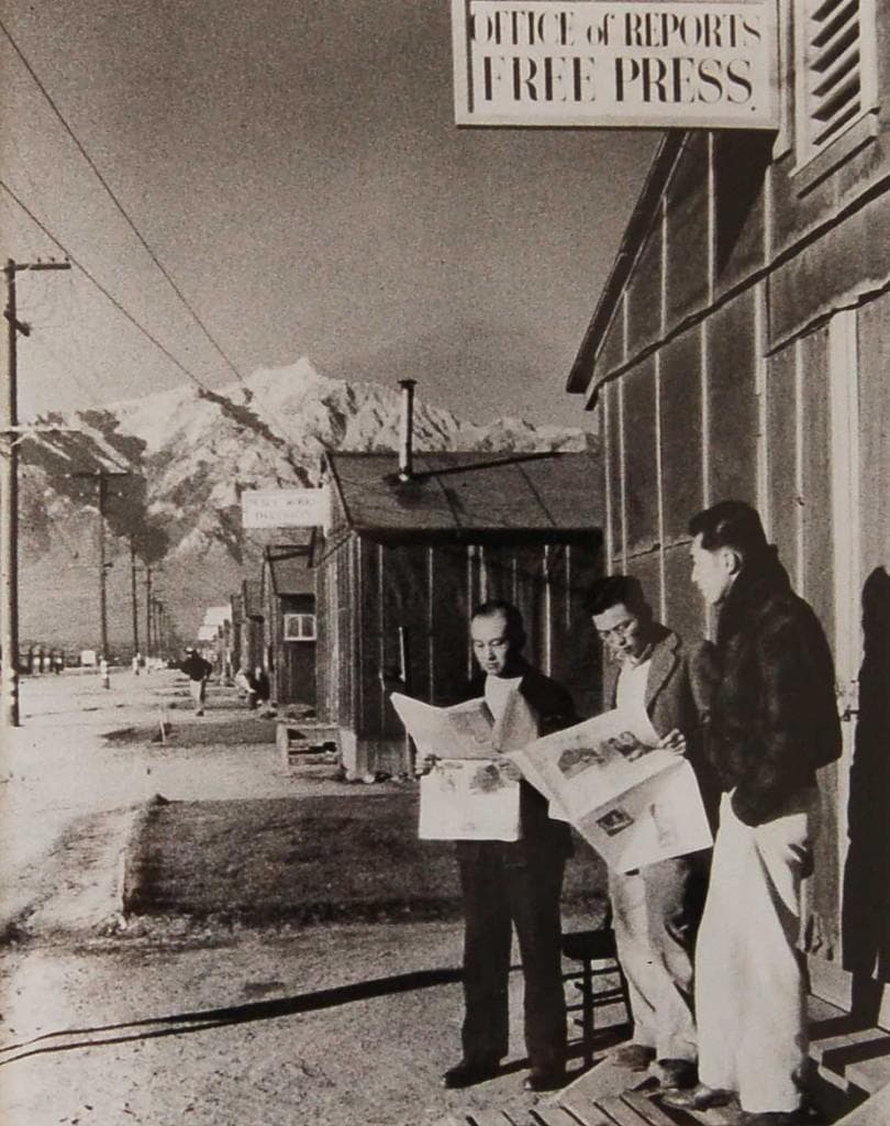 写真　Ansel Adams「第二次世界大戦中のマンザナー強制収容所」 カリフォルニア州が謝罪した日系人強制収容所「マンザナー」と移民