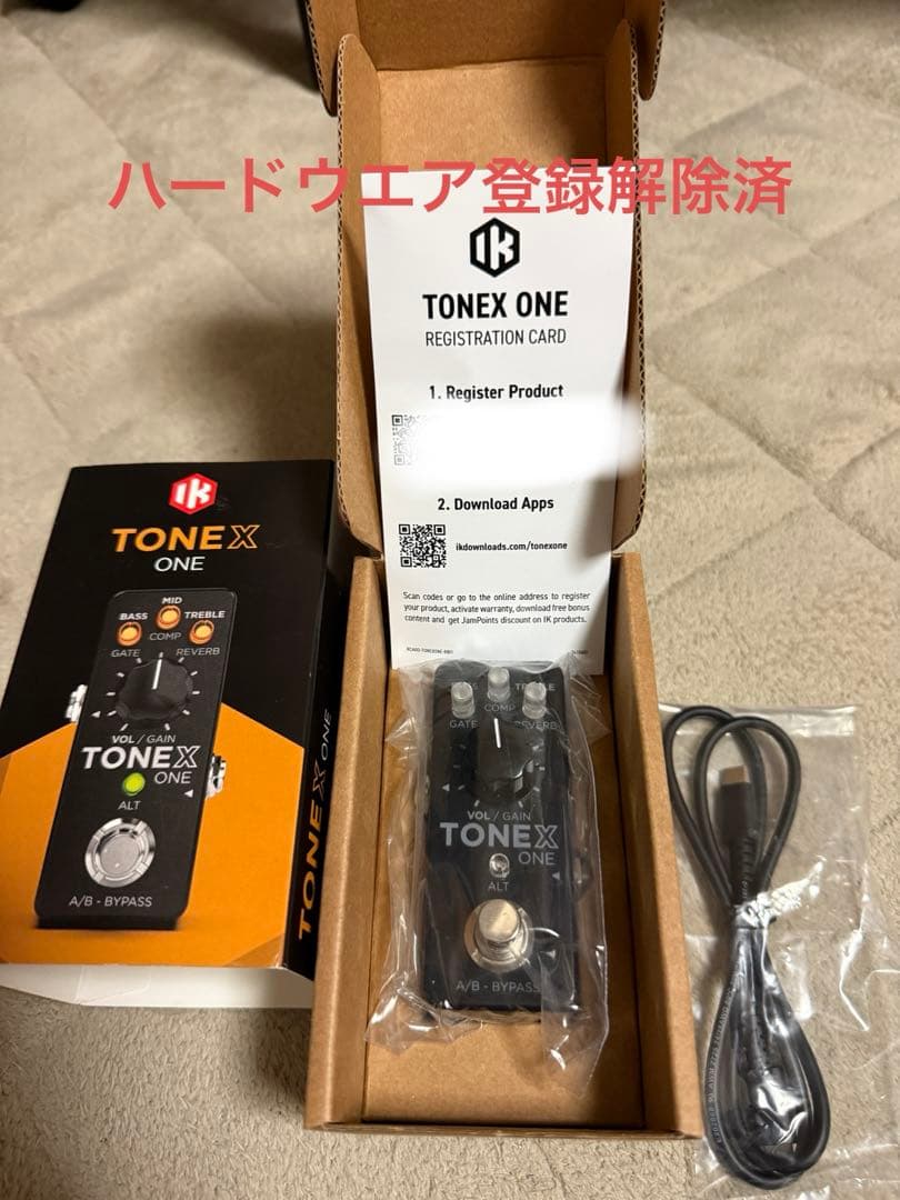 tonex one ハードウエア 登録解除済み tonex one ハードウエア 登録解除済み IK Multimedia TONEX ONE 登録