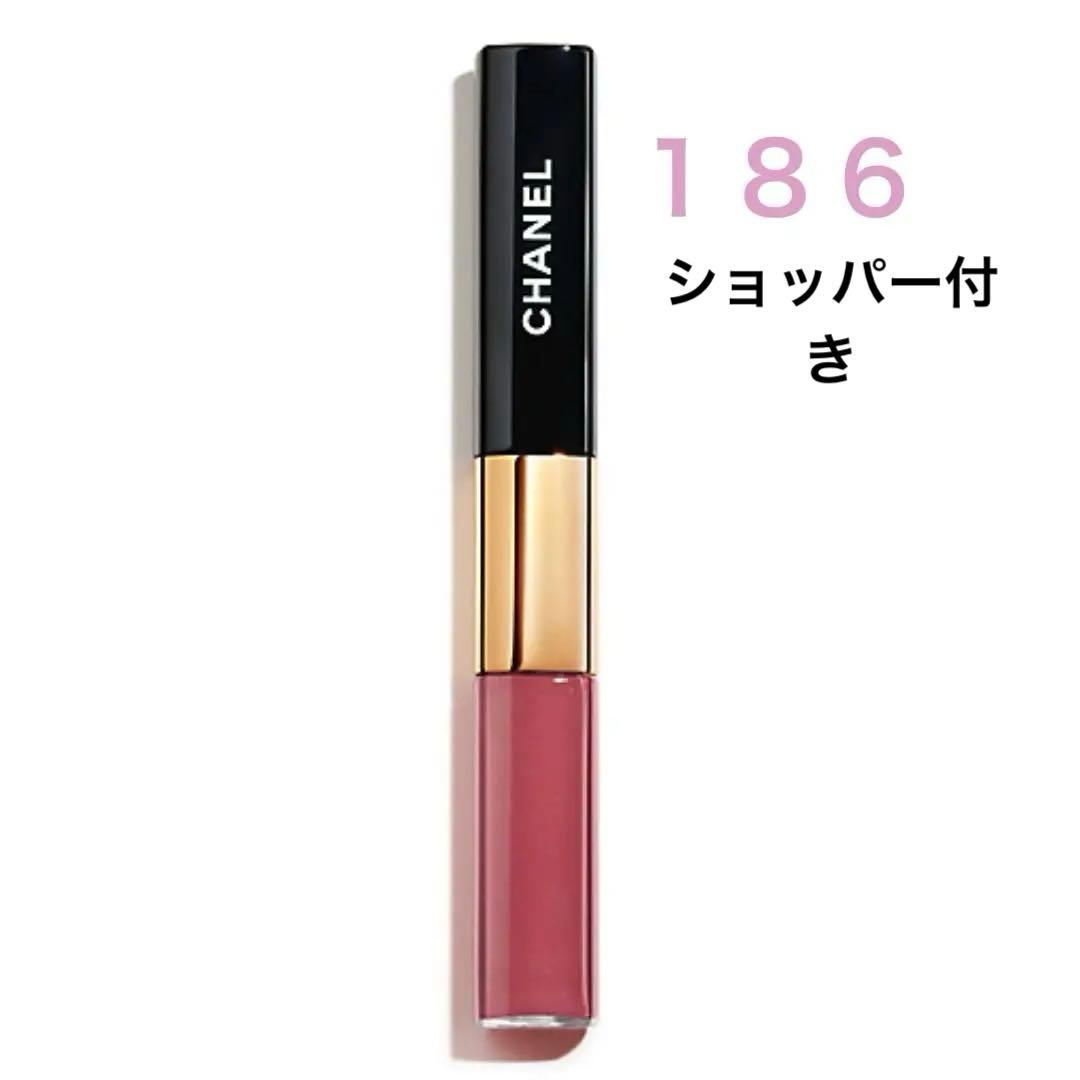 【新品】CHANEL ル ルージュ デュオ ウルトラ トゥニュ186ピンクヌード ル ルージュ デュオ ウルトラ トゥニュ 2 In 1 リクィッド リップ