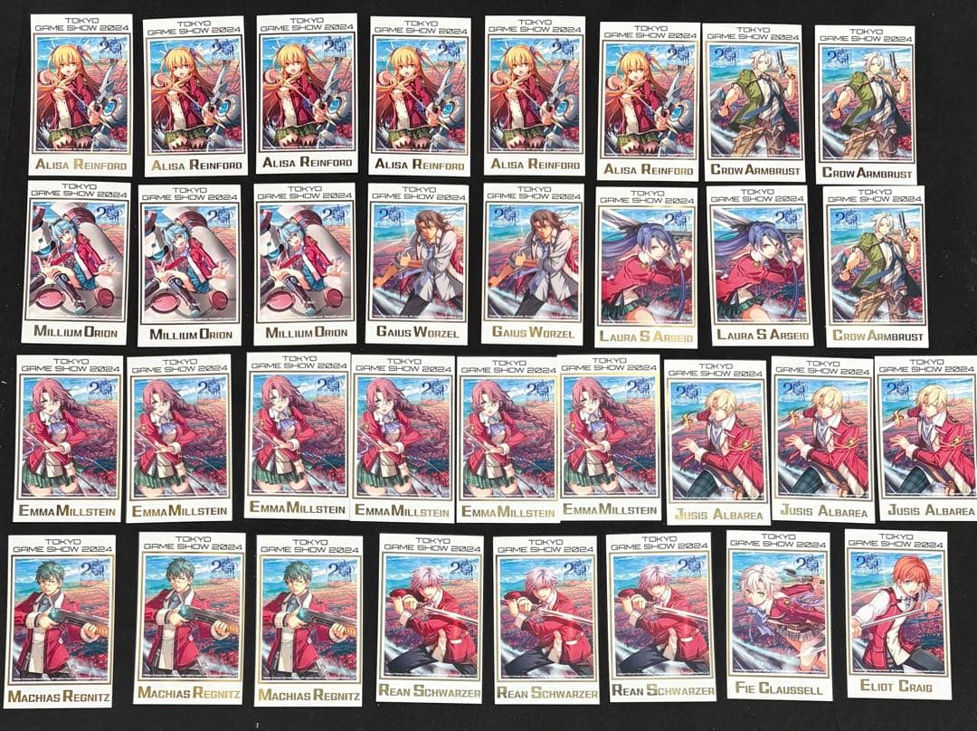 TGS2024 東京ゲームショウ　閃の軌跡 フォトカード　まとめ売り TOKYO GAME SHOW 2024 - 東京ゲームショウ2024