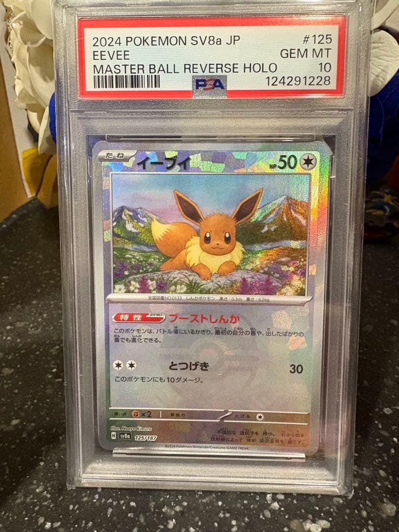 ポケモンカード　イーブイ　マスターボールミラー　psa10 最安値 No.541)【PSA10】イーブイ マスターボールミラー {125/187} - BIGトレカ