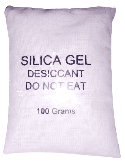 100 Gram 10 Cloth Bag Silica Gel Desiccant White Beads for Moisture Control - Image 2