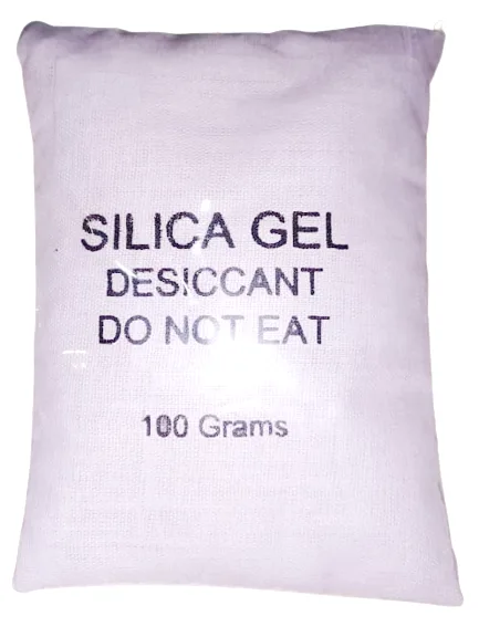 100 Gram 10 Cloth Bag Silica Gel Desiccant White Beads for Moisture Control - Image 3
