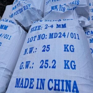 25 Kg Bag Silica Gel Desiccant Blue Beads Indicating Reusable for Moisture Control