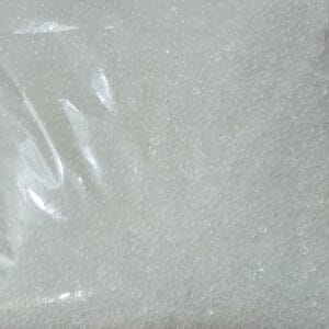 white silica gel beads