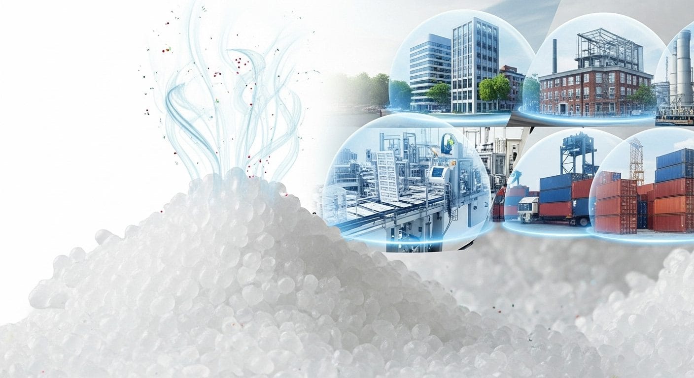 white silica gel beads