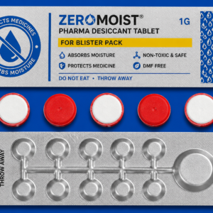 pharma desiccant tablets for blister packaging 100 tabs pack